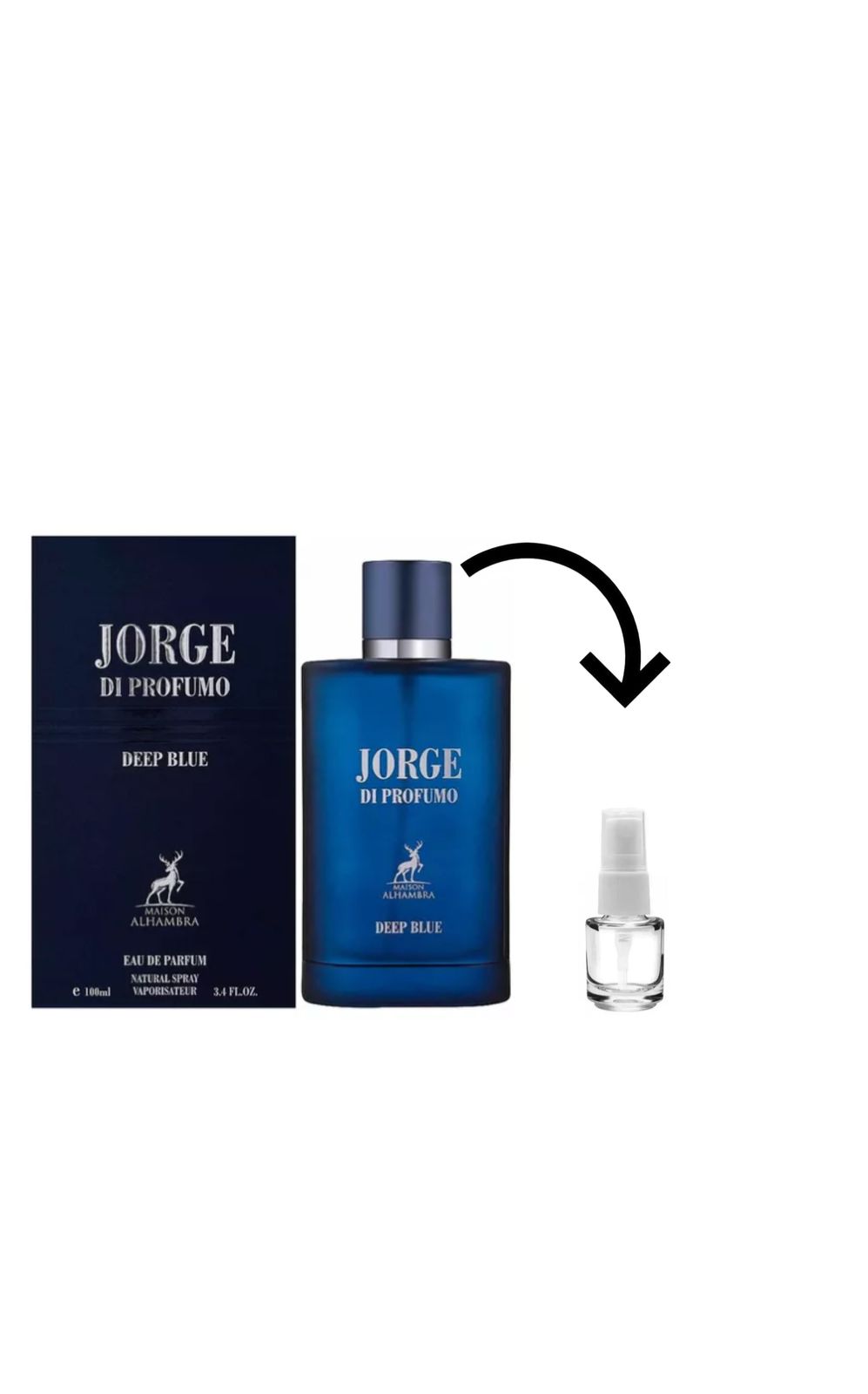 Fracionado Jorge Di Profumo Deep Blue Maison Alhambra 5ml