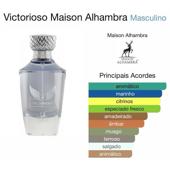 Victorioso Maison Alhambra 100ml (Ref. Olfativa Invictus) - Imagem 2