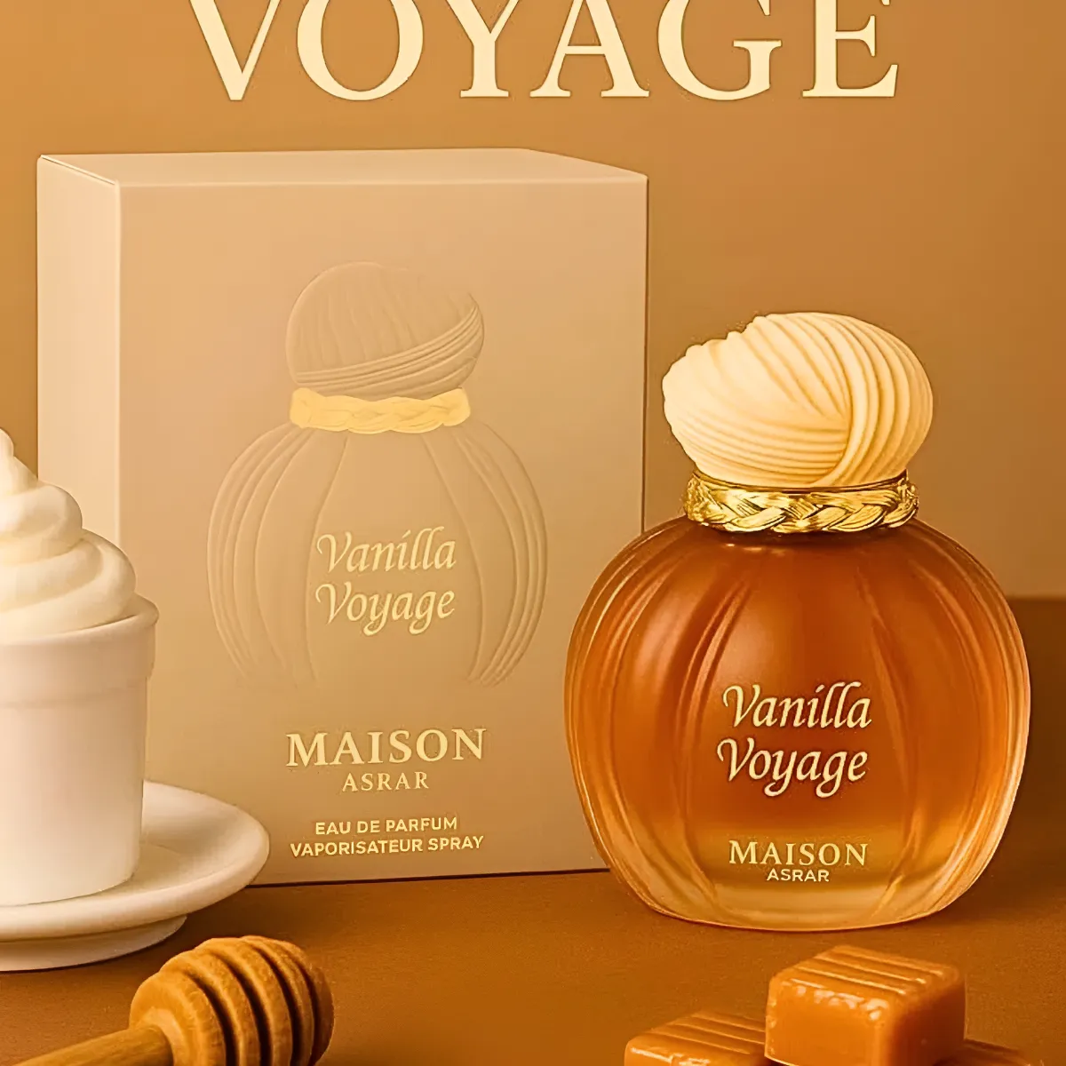 VANILLA VOYAGE MAISON ASRAR 100ML - Imagem 3